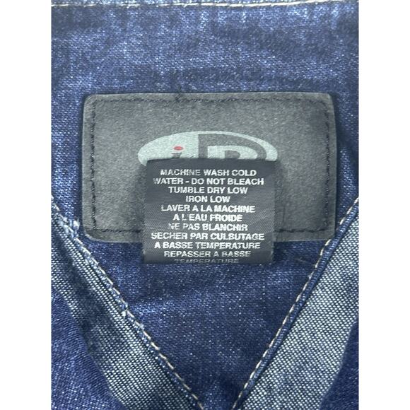 Vintage International Denim Jim Beam Trucker Jacket ID Wear Men's Large 4 Pocket - Picture 6 of 11